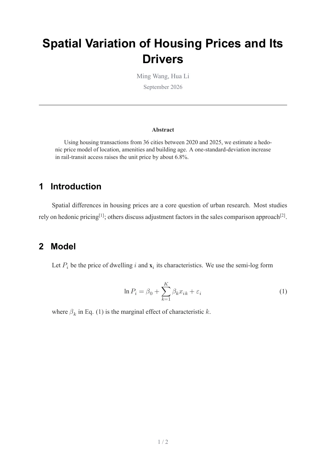 Academic paper — Typeset PDF 1